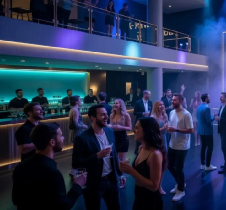 Élő koncert és közösségi esemény hangulata a Event Club House rendezvényein